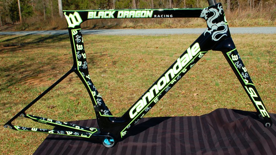 Cannondale Slice for Robert Flanigan Coach of Team Wattie and Black Dragon Racing.