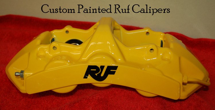 Custom Painted RUF Calipers